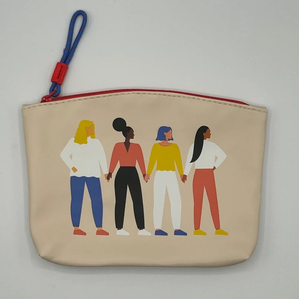 Ipsy Women Empowerment Cosmetic Makeup Bag Pouch Cream Confidence Inspiration